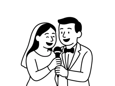 Illustration zur Aufgabe: Hochzeitsreden vorbereiten