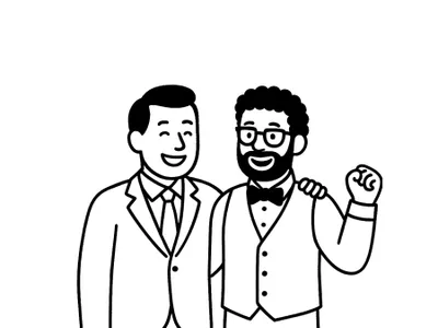 Illustration zur Aufgabe: Trauzeugen einbinden