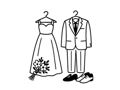 Illustration zur Aufgabe: Kleidung & Accessoires vorbereiten